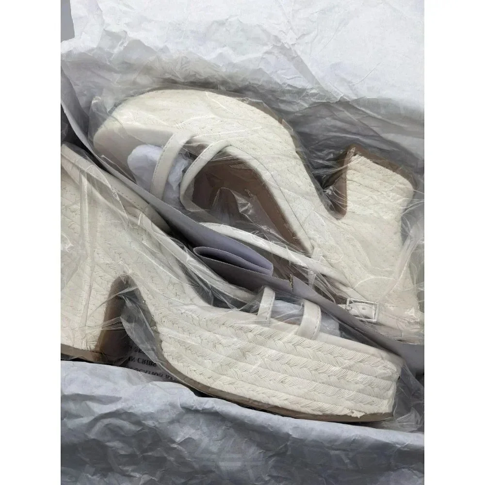 Marc Fisher LTD Women's Fetch Espadrille Platform Sandal Size 11M (MSRP $120)